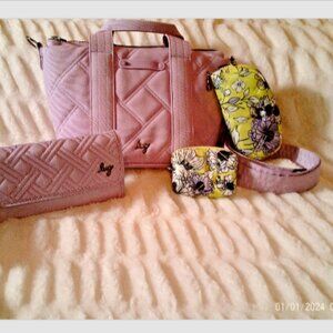 NWOT Lug Sugarplum Dory Matte Luxe VL Crossbody Bag with Matching Stroll Wallet+